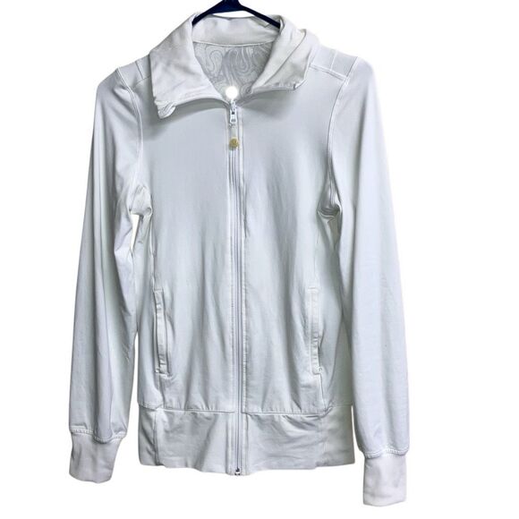 511. Lululemon reversible paisley print jacket size 4 - Picture 1 of 14